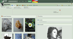 Desktop Screenshot of hera-hera.deviantart.com