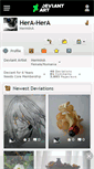 Mobile Screenshot of hera-hera.deviantart.com