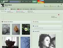 Tablet Screenshot of hera-hera.deviantart.com