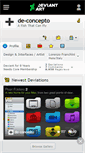 Mobile Screenshot of de-concepto.deviantart.com