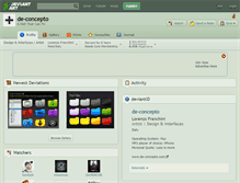 Tablet Screenshot of de-concepto.deviantart.com