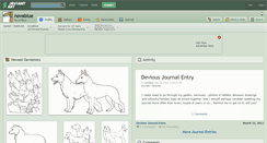 Desktop Screenshot of novablue.deviantart.com