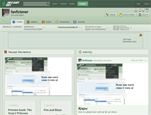 Tablet Screenshot of fanfictener.deviantart.com