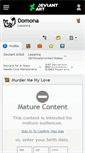 Mobile Screenshot of domona.deviantart.com