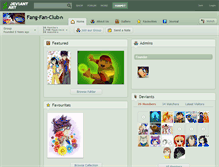 Tablet Screenshot of fang-fan-club.deviantart.com