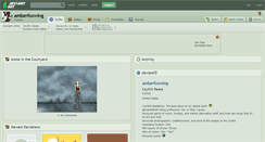 Desktop Screenshot of amberfoxwing.deviantart.com