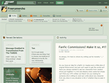 Tablet Screenshot of freerunnercho.deviantart.com