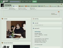Tablet Screenshot of michaelqz.deviantart.com
