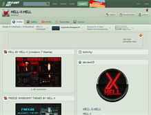 Tablet Screenshot of hell-x-hell.deviantart.com