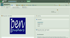 Desktop Screenshot of penpushers.deviantart.com