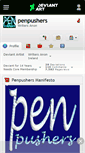 Mobile Screenshot of penpushers.deviantart.com