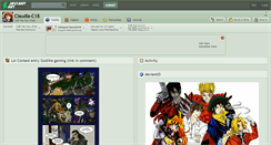 Desktop Screenshot of claudia-c18.deviantart.com