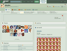 Tablet Screenshot of dotydev.deviantart.com