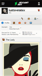 Mobile Screenshot of lustlovelatex.deviantart.com