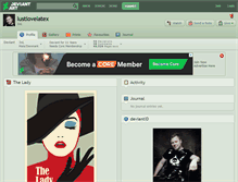 Tablet Screenshot of lustlovelatex.deviantart.com