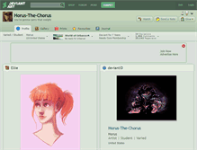 Tablet Screenshot of horus-the-chorus.deviantart.com