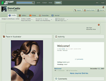 Tablet Screenshot of drewcastle.deviantart.com