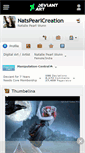 Mobile Screenshot of natspearlcreation.deviantart.com