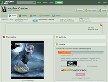 Tablet Screenshot of natspearlcreation.deviantart.com