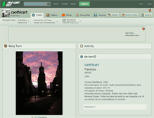Tablet Screenshot of caothicart.deviantart.com