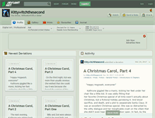 Tablet Screenshot of kittywitchthesecond.deviantart.com