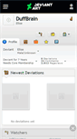 Mobile Screenshot of duffbrain.deviantart.com