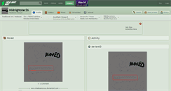 Desktop Screenshot of midnightstar26.deviantart.com