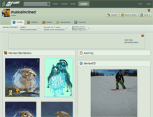 Tablet Screenshot of musicalinclined.deviantart.com