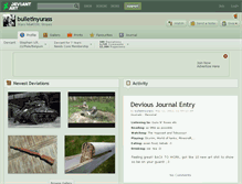Tablet Screenshot of bulletinyurass.deviantart.com
