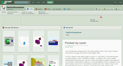 Desktop Screenshot of maximohoundoom.deviantart.com