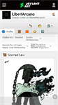 Mobile Screenshot of liberiarcano.deviantart.com