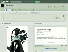 Tablet Screenshot of liberiarcano.deviantart.com