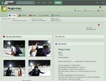 Tablet Screenshot of pengui-chan.deviantart.com