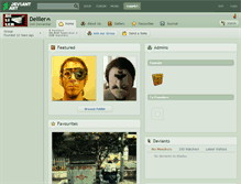 Tablet Screenshot of deliler.deviantart.com