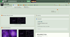 Desktop Screenshot of love-him.deviantart.com