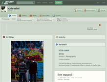 Tablet Screenshot of ickle-mimi.deviantart.com