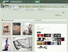 Tablet Screenshot of lilann.deviantart.com