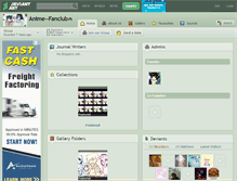 Tablet Screenshot of anime--fanclub.deviantart.com