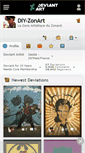 Mobile Screenshot of diy-zonart.deviantart.com