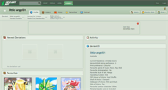 Desktop Screenshot of little-angel01.deviantart.com