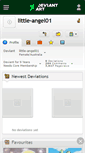 Mobile Screenshot of little-angel01.deviantart.com