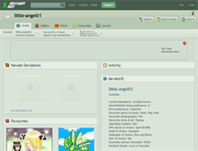 Tablet Screenshot of little-angel01.deviantart.com