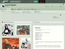 Tablet Screenshot of eccentricpapillon.deviantart.com