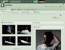 Tablet Screenshot of loki-photo.deviantart.com