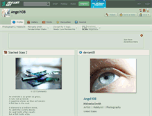 Tablet Screenshot of angel108.deviantart.com