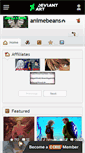 Mobile Screenshot of animebeans.deviantart.com