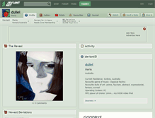 Tablet Screenshot of duliel.deviantart.com