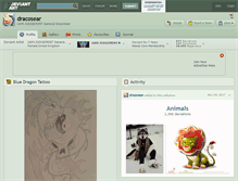 Tablet Screenshot of dracosear.deviantart.com