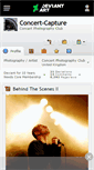 Mobile Screenshot of concert-capture.deviantart.com