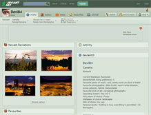 Tablet Screenshot of devi84.deviantart.com